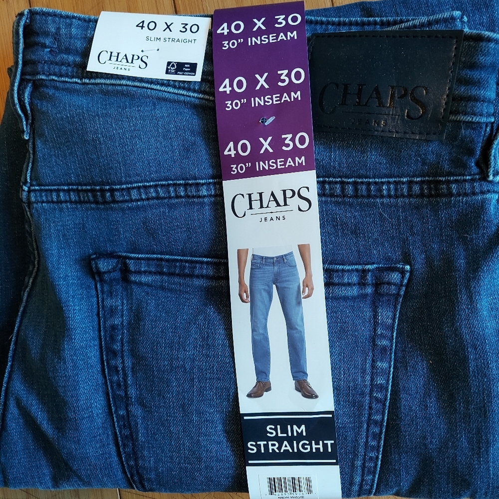 Chaps denim jeans Slim Straight 40 x30